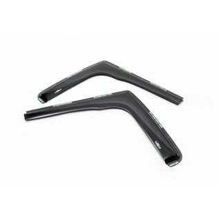In-channel window deflectors (2 pcs, HIC) Citroen Berlingo/Multispace 2018- photo 2