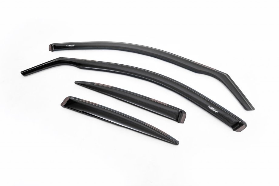 Skoda Kodiaq 2016-2023 In-channel window deflectors (4 pcs, HIC) Image