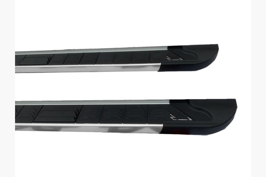 Chrysler Voyager 2001-2007 Side Steps RedLine Black (2 pcs, Aluminum) Image