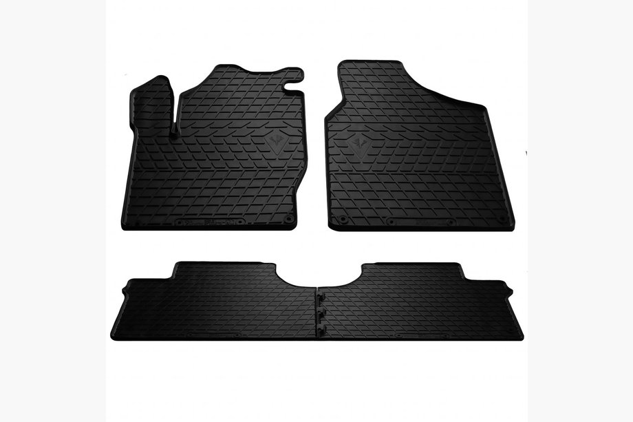 Volkswagen Sharan 1995-2010 Rubber Floor Mats (4 pcs, Stingray Premium) Image
