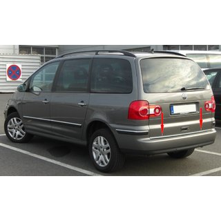Trunk trim stainless steel Ford Galaxy 1995-2006 photo 1