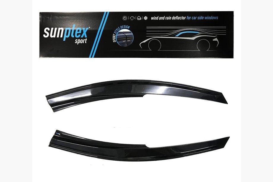 Mercedes Viano 2004-2014 Window Deflectors (2 pcs, Sunplex Sport) Image