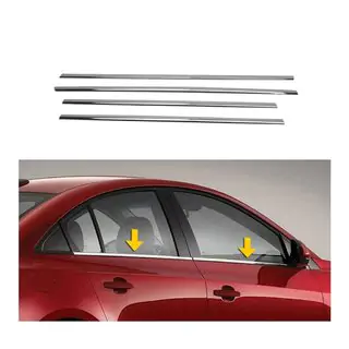 Window Trim Stainless Steel (4 pcs)