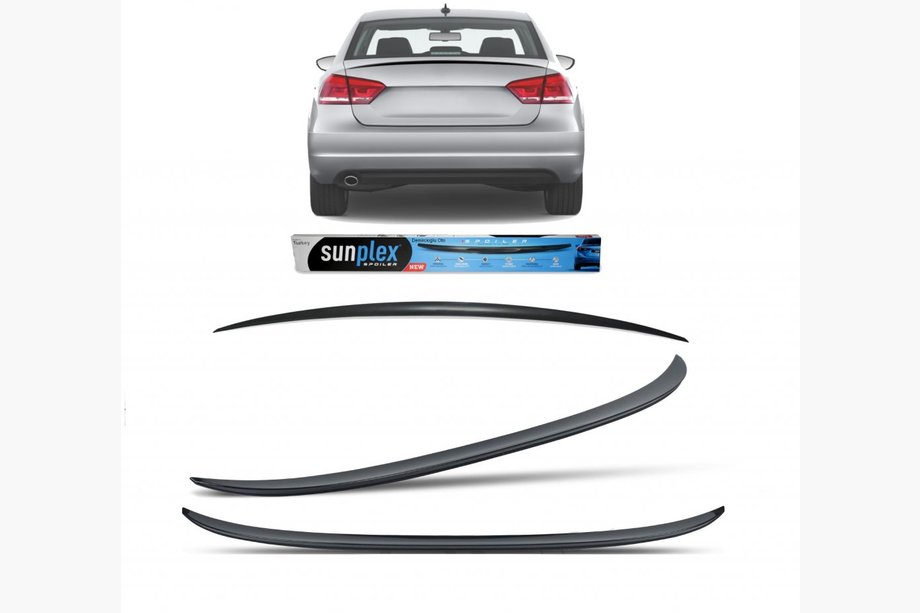 Chevrolet Cruze 2009–2015 Lip Spoiler (Sunplex, Black) Image