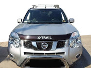 Nissan X-trail T31 2007-2014 Hood deflector with logo (SIM) photo 1