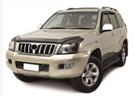 Toyota Land Cruiser Prado 120 2002-2009 Hood deflector with logo (SIM) photo 1