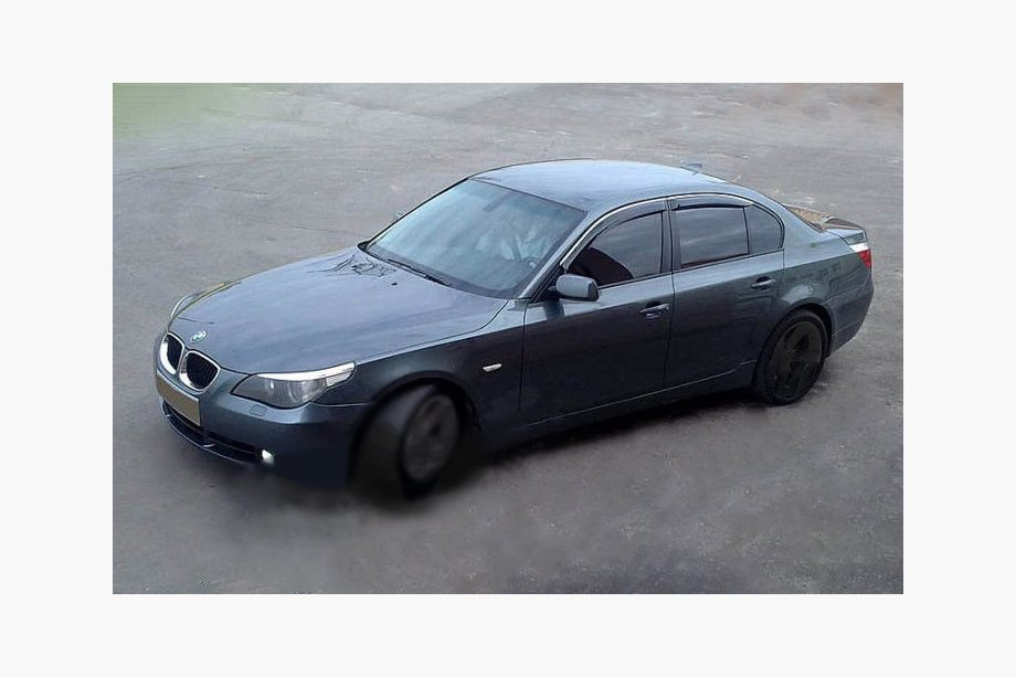 BMW 5 Series E60/E61 2003-2010 Window Deflectors (4 pcs, SIM Chrome) Image
