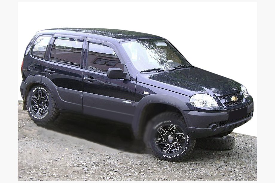 Chevrolet Niva 1998-2020 Window Deflectors (4 pcs, SIM) Image
