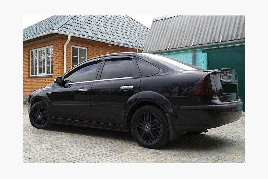 Ford Focus II 2005-2008 Window Deflectors SD/HB (4 pcs, SIM) Image