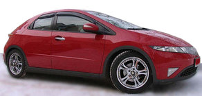 Honda Civic Sedan VIII 2006-2011 Window Deflectors (4 pcs, SIM) photo 1