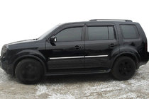 Honda Pilot 2008-2015 Window Deflectors (4 pcs, SIM) photo 1