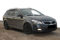 Kia Ceed 2007-2012 Window Deflectors HB (4 pcs, SIM) photo 1
