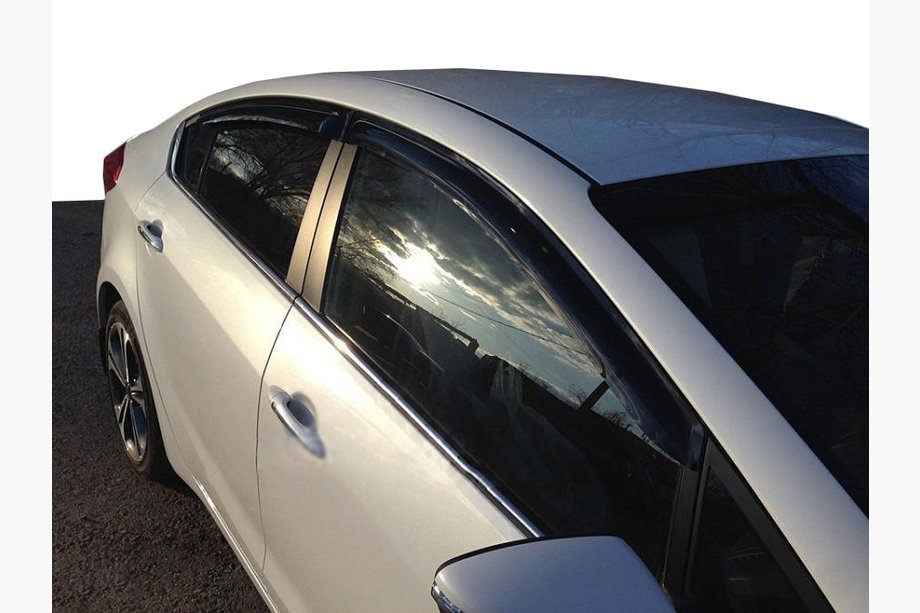 Kia Cerato 3 2013-2018 Window Deflectors (4 pcs, SIM) Image