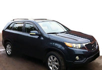 Kia Sorento II XM 2009-2014 Window Deflectors (4 pcs, SIM) photo 1