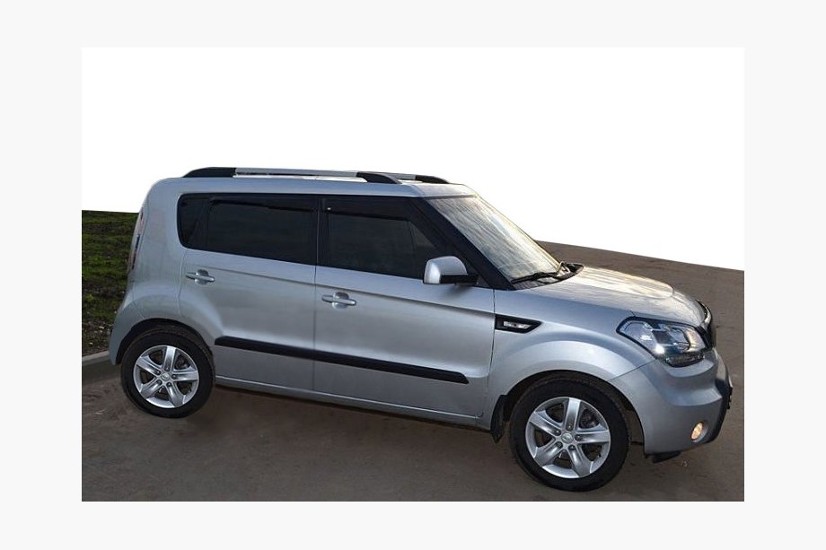 Kia Soul I 2008-2013 Window Deflectors (4 pcs, SIM) Image