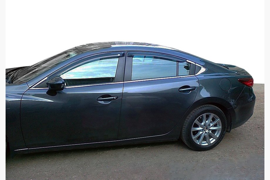 Mazda 6 2012-2024 Window Deflectors SD (4 pcs, SIM) Image