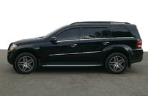 Mercedes GL class X164 2006-2012 Window Deflectors (4pcs, SIM) photo 1