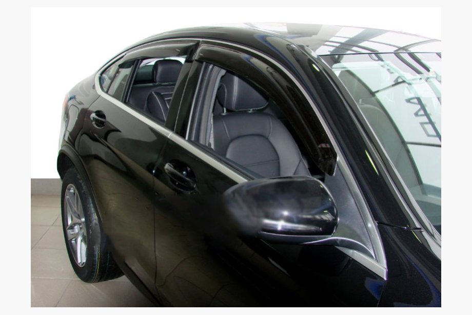 Mercedes GLC coupe C253 2016-2023 Window Deflectors (4pcs, SIM) Photo 1