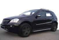 Mercedes ML W164 2005-2011 Window Deflectors (4pcs, SIM) photo 1