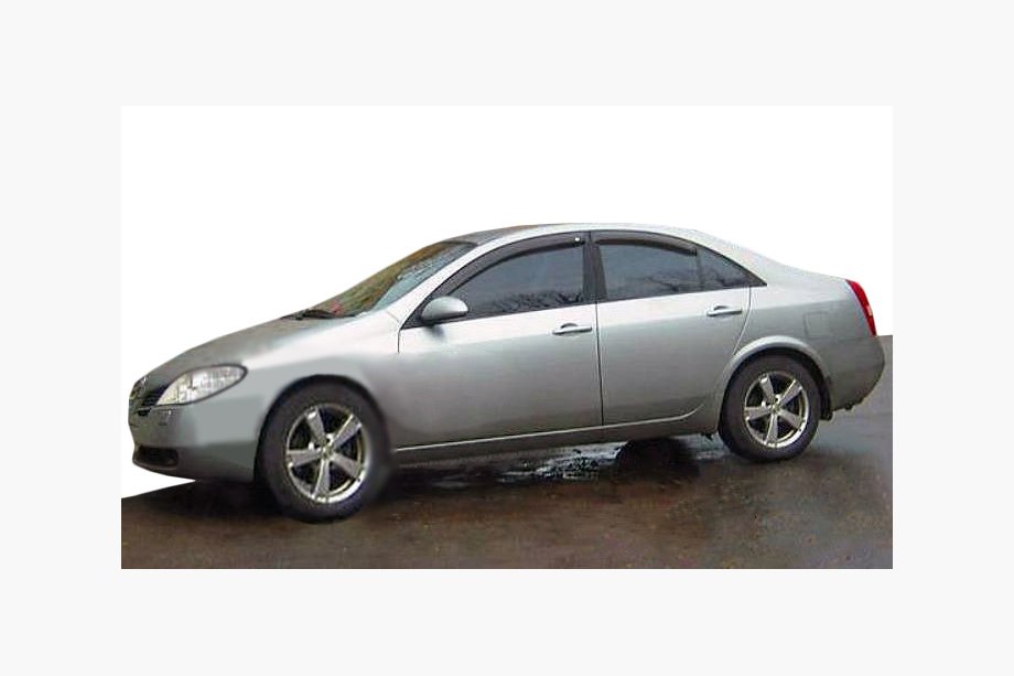 Nissan Primera P12 2002–2007 Window Deflectors (4pcs, SIM) Image