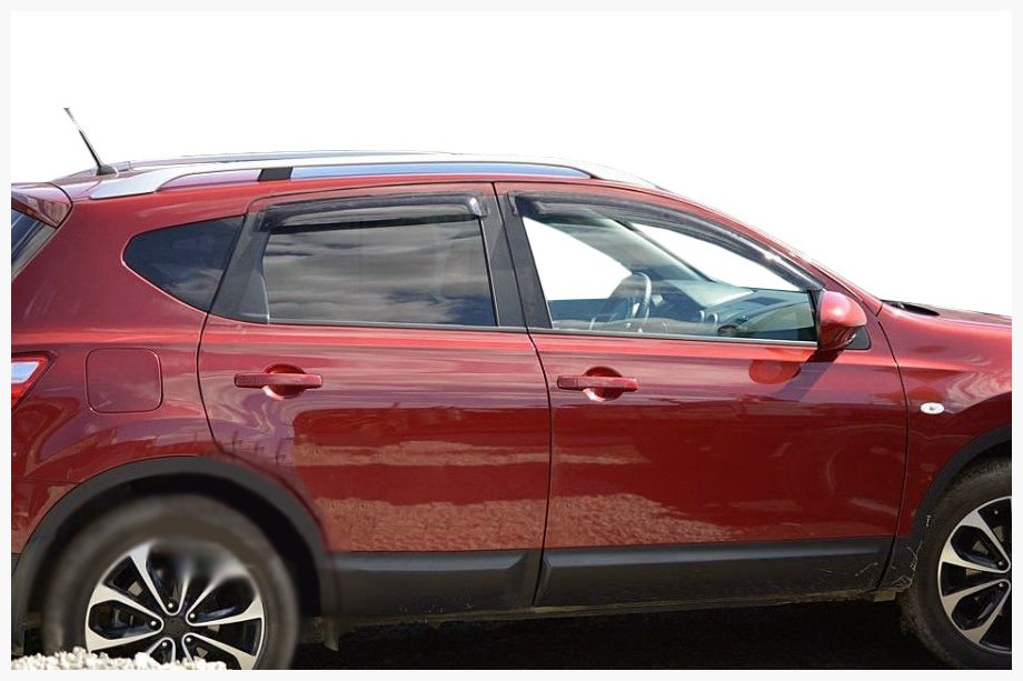 Nissan Qashqai 2010-2014 Window Deflectors (4 pcs, SIM) Image