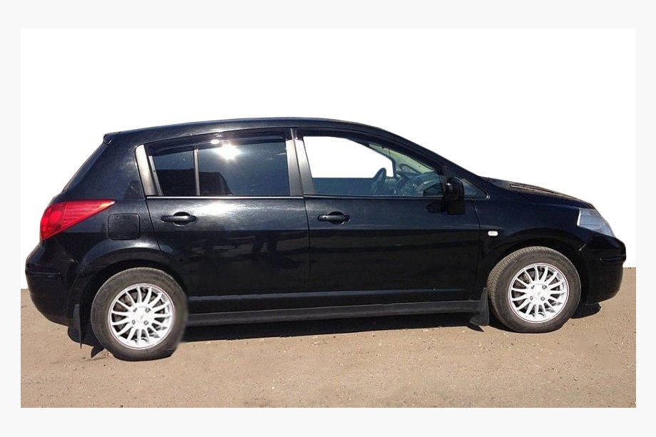 Nissan Tiida 2004-2011 Window Deflectors HB (4 pcs, ANV) Image