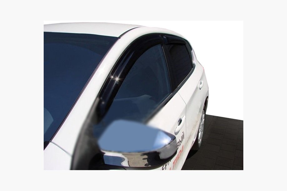 Nissan Tiida 2011-2014 Window Deflectors HB (4pcs, SIM) Image