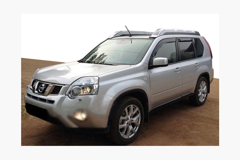Nissan X-trail T31 2007-2014 Window Deflectors (4pcs, SIM) Image