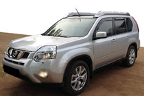 Nissan X-trail T31 2007-2014 Window Deflectors (4pcs, SIM) photo 1
