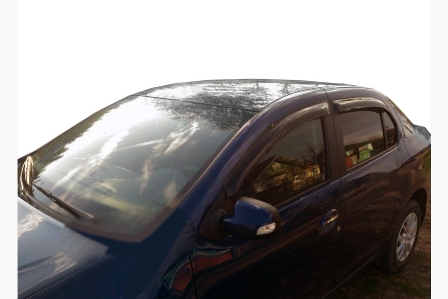 Renault Logan II 2013-2022 Window Deflectors SD (4 pcs, SIM) Image