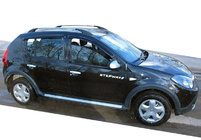 Renault Sandero 2007-2013 Window Deflectors (4 pcs, SIM) photo 1