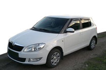 Skoda Fabia 2007-2014 Window Deflectors HB (4 pcs, SIM) photo 1