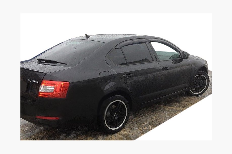 Skoda Octavia III A7 2013-2019 Window Deflectors LiftBack (4 pcs, SIM) Image