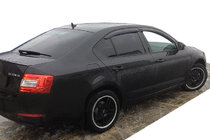 Skoda Octavia III A7 2013-2019 Window Deflectors LiftBack (4 pcs, SIM) photo 1