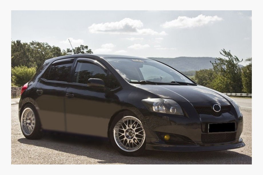 Toyota Auris 2007-2012 Window Deflectors (4 pcs, SIM) Image