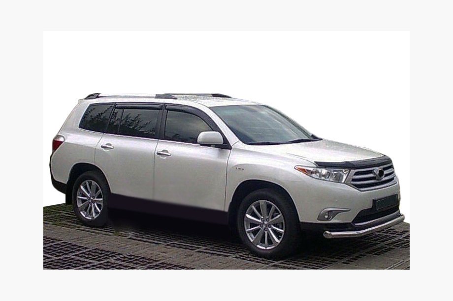 Toyota Highlander 2008-2013 Window Deflectors (4 pcs, SIM) Image