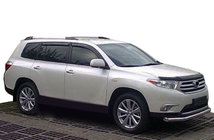 Toyota Highlander 2008-2013 Window Deflectors (4 pcs, SIM) photo 1