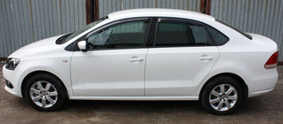 Volkswagen Polo 2010-2017 Window Deflectors SD (4 pcs, SIM) photo 1