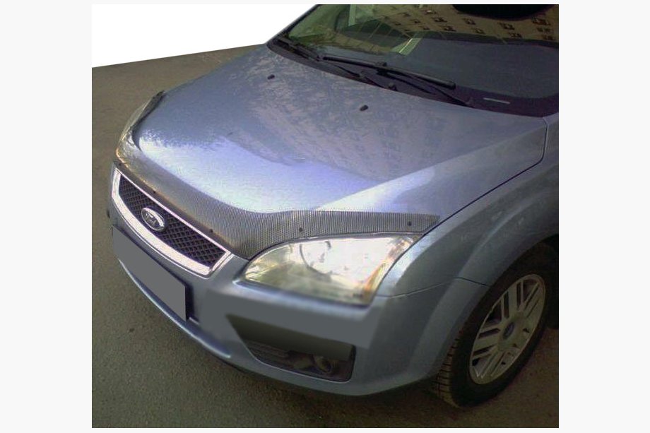 Ford Focus II 2005-2008 Hood Deflector Carbon Look (SIM) Image