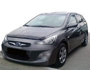 Hyundai Accent 2011-2017 Hood Deflector 2010-2014 (SIM) photo 1