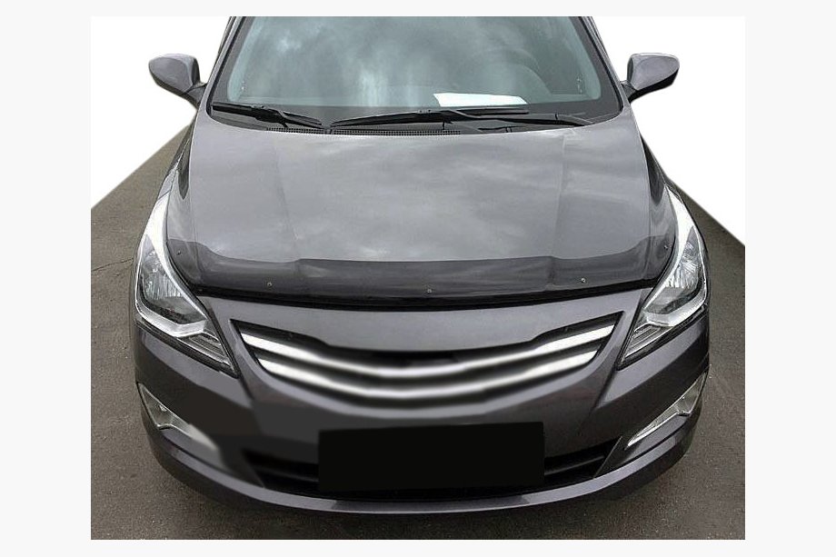 Hyundai Accent 2011-2017 Hood Deflector 2014-2017 (SIM) Image