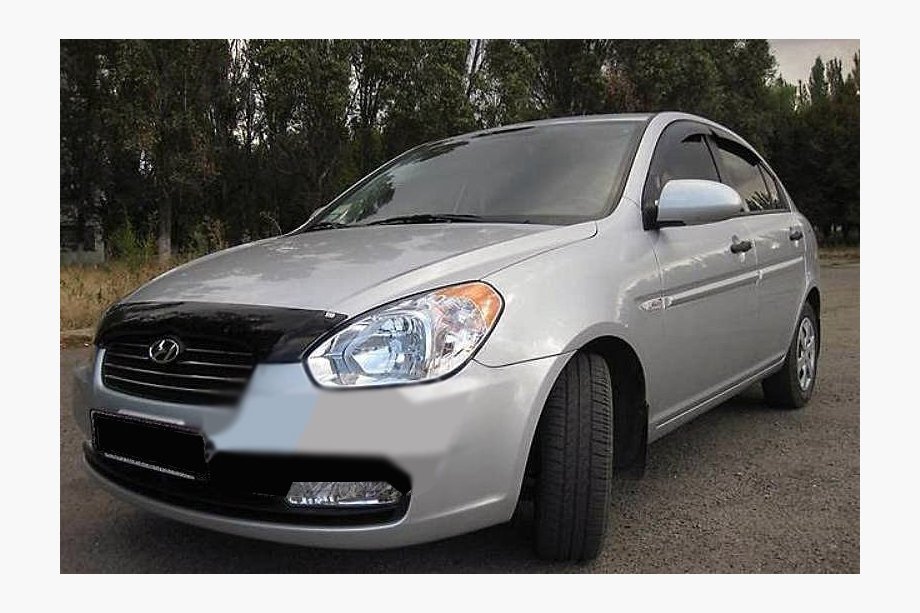 Hyundai Accent 2006-2010 Hood Deflector (SIM) Image
