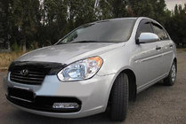 Hyundai Accent 2006-2010 Hood Deflector (SIM) photo 1