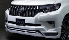 Toyota Land Cruiser Prado 150 2009-2023 Grille 2017↗ LED (Zeus Silver) photo 2