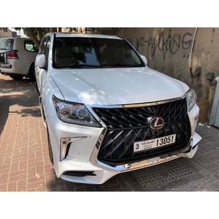 Front bumper for 2008-2015 facelift style (primed for painting) Lexus LX570/450d 2008-2022 photo 2