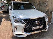 Lexus LX570/450d 2008-2022 Front bumper for 2008-2015 facelift style (primed for painting) photo 2
