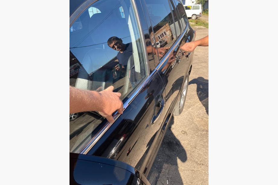 Hyundai Santa Fe 2 2006-2012 Window Trim Stainless Steel (6 pcs) Image