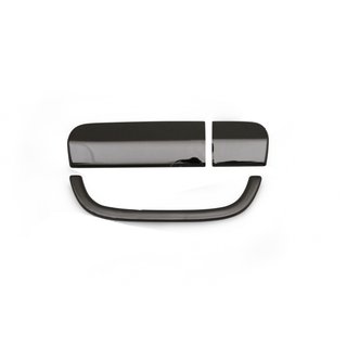 Rear Door Handle Cover Black Chrome (Stainless Steel) Mercedes Viano 2004-2014 photo 1