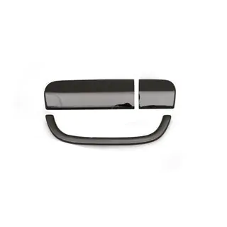 Rear Door Handle Cover Black Chrome (Stainless Steel) photo 1