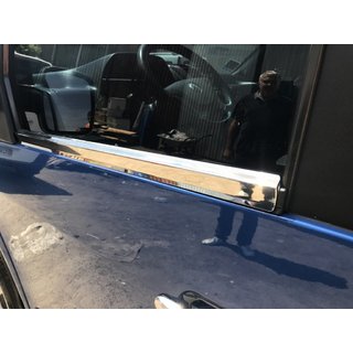 Window Trim Covers (2 pcs, Stainless Steel) Mercedes Vito W638 1996-2003 photo 3